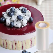 Оберточная лента Торт воротник рулон упаковки 10 м мусс окружающий край прозрачный выпечки Кухонные гаджеты