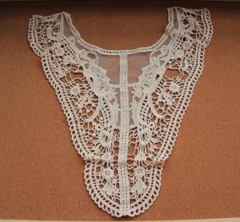 

10pices Dress Applique Lace Fabric Blouse Costume Decor Accessories DIY Neckline Collar Sewing Trims