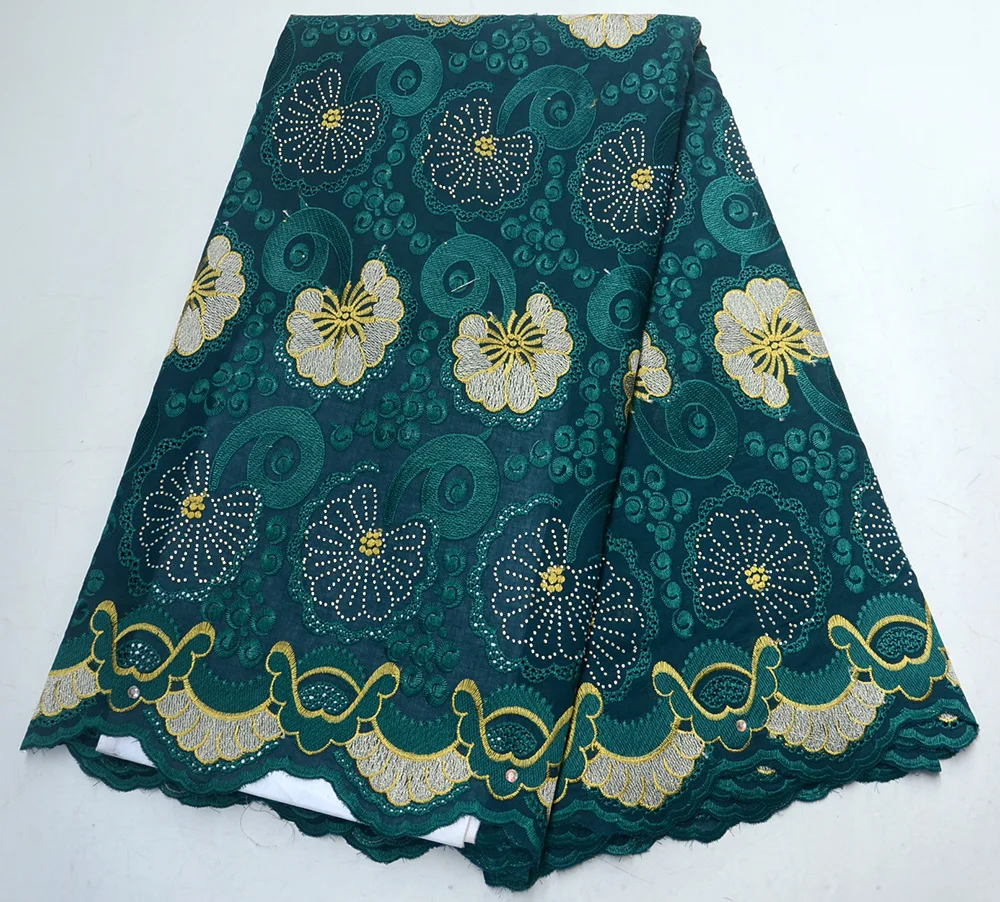 

African Lace Fabric 2019 High Quality Dry Cotton Lace Swiss Voile Lace With Stones Swiss Voile Lace In Switzerland