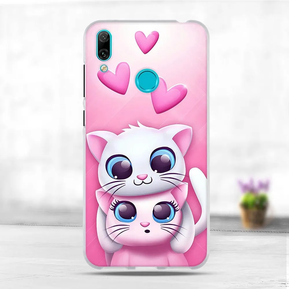 Для Funda Huawei Y7 Prime 2019 чехол для Pro телефона силиконовый мягкий ТПУ Enjoy 9