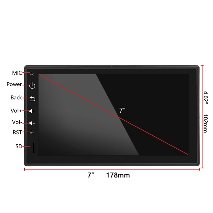  Universal 1Din Android 8.1 7