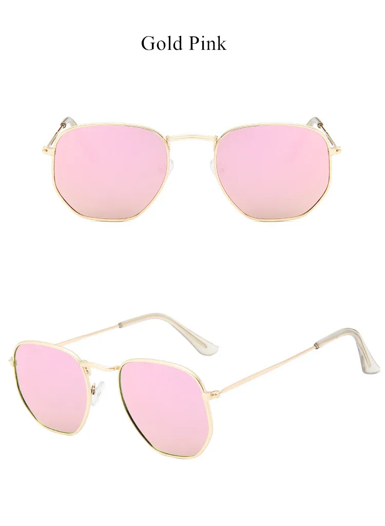 Oulylan Винтаж солнцезащитные очки пилота Для женщин Для мужчин бренда небольшой оправа с прозрачными линзами солнцезащитные очки UV400 женский