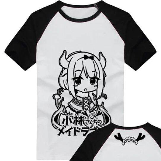 Футболка для косплея Kobayashi san Chi no Maid Dragon футболка Miss Kobayashi's Thor Kanna мужские