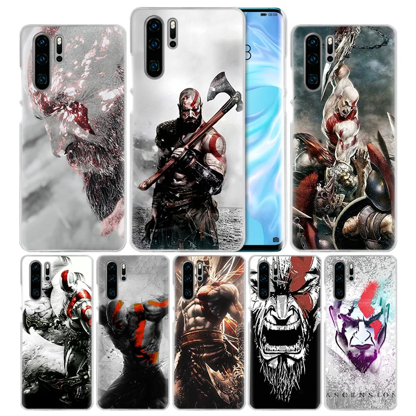 

God War Cool Case for Huawei P20 P30 P Smart 2019 Nova 4 3i P10 P9 P8 Mate 10 20 lite Pro Mini 2017 Hard PC Phone Cover Coque