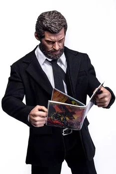 1/6 scale X-man wolverine logan business suit clothes set with claws for 12 inches action figures dolls bodies 1 6 the navy seal cqb combat tactical clothes set for 12 bodies