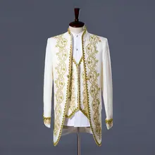 Брендовые облегающие королевские куртки, брюки, мужские формальные костюмы для сцены, выпускного, Блейзер, модные тонкие костюмы для свадьбы, выпускного(пиджак+ брюки