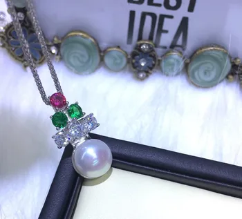 

925 Silver Pendant Setting Mounting Pendant Findings and Component for Oyster Akoya Edison Pearls Corals Jade Stones Beads