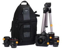 Faster Access SlingShot 202 AW DSLR Camera Photo Bag Tripod Backpack Rucksack for Canon Nikon Sony Gopro + Waterproof Rain Cover