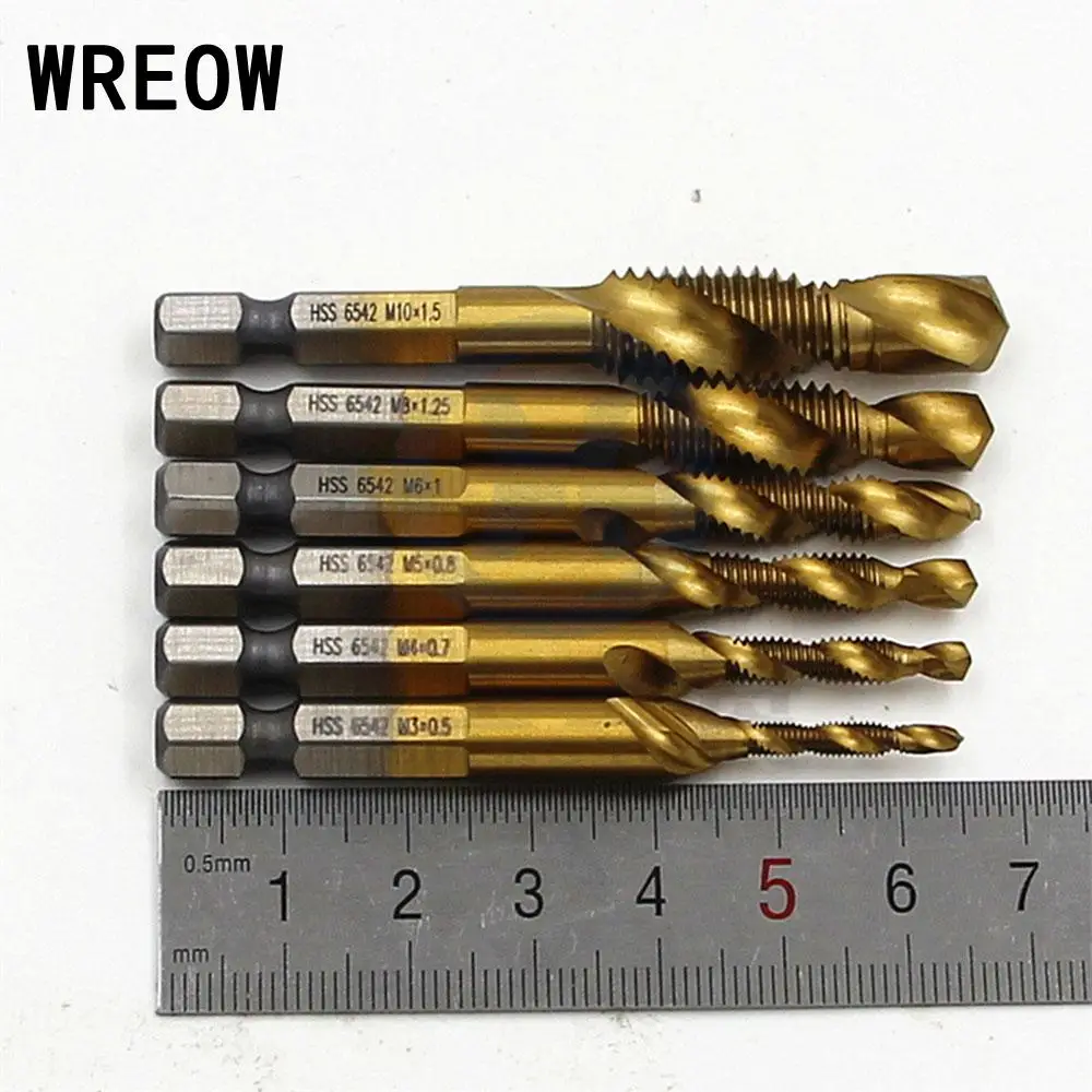 Buy 1pcs Spiral Screw Taps 6542 HSS Drill and Tap Bits