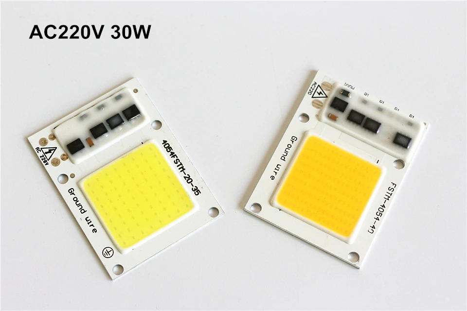 ASMT светодиодный COB чип лампа 20 Вт 30 50 100 150 200 AC 220 В IP65 Smart IC подходит для DIY прожектор