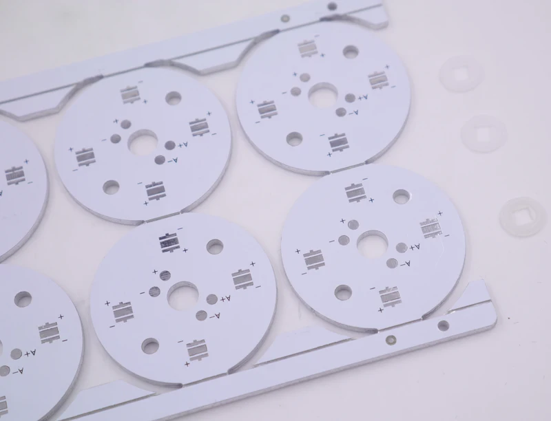 3535 Aluminum Base plate, heatsink led lamp pcb board for 4x XP-L HI V2 V3, XP-L V5, XPE or XPG LED bulbs DIY (2)