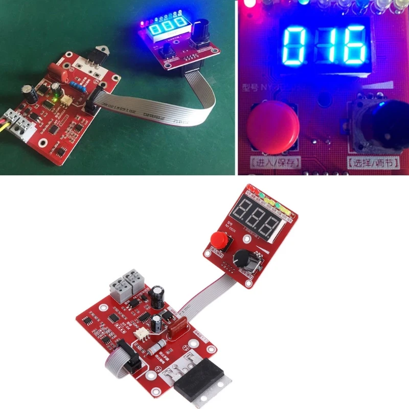 

100A/40A Double Pulse Encoder Spot Welder Welding Machine Time Current Control