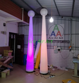 

LED lighting inflatable cone tree for party decoration, Giant led inflatable cone tree
