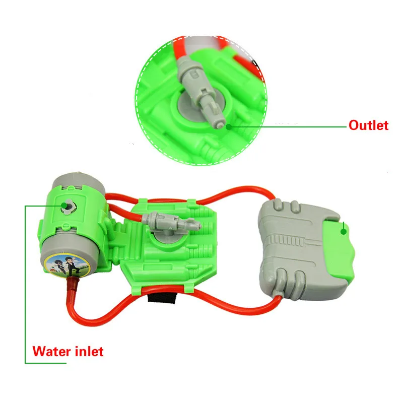 Водяной пистолет 4 м Диапазон водяной пистолет на запястье пляж игрушки открытый бассейн разбрызгивания воды детей игрушечный пистолет