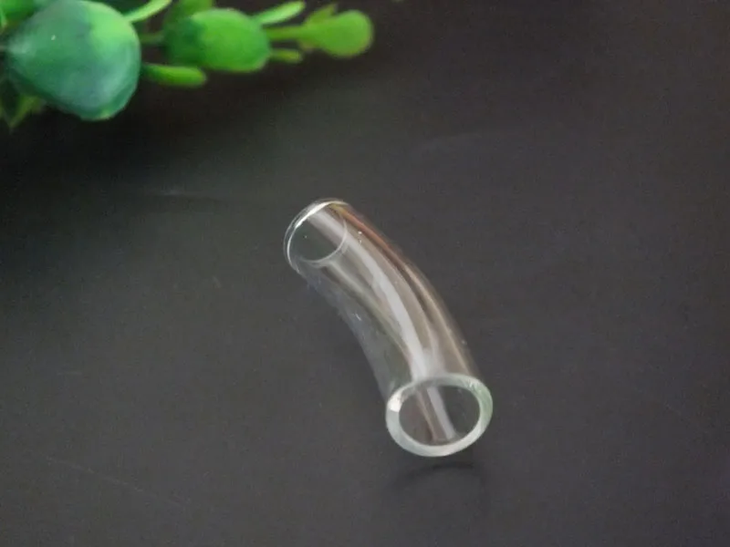 

Free ship!! 40x10mm clear tube shape curved glass bottle opening glass globes jewelry vial pendant DIY art necklace