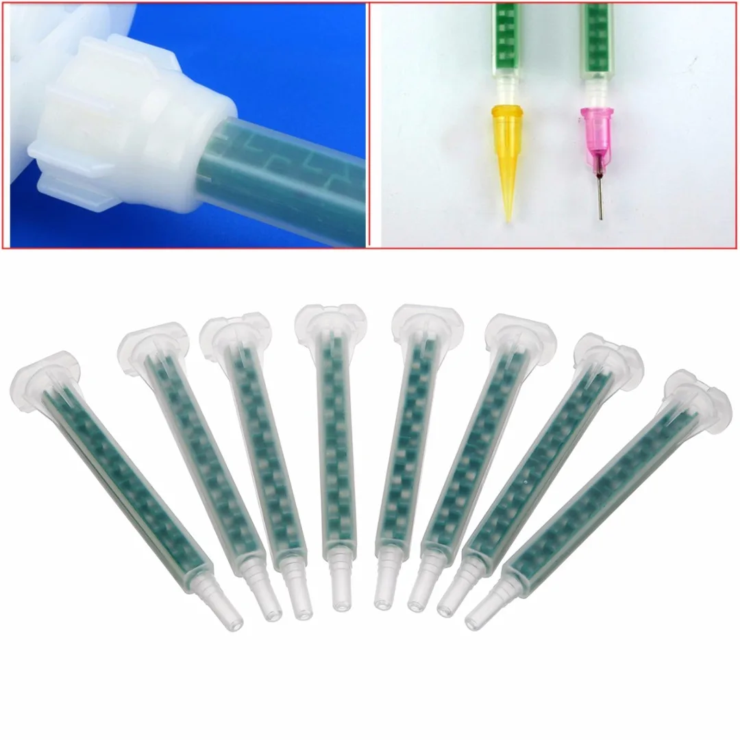 50pcs Plastic Resin Static Mixer Nozzle F6 16 Mixing Nozzles Epoxy