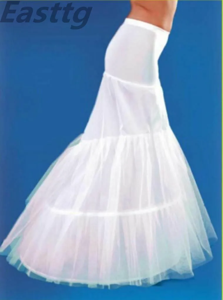 Оптом юбка-американка русалки 2 кольца кости эластичное свадебное платье свадебная Нижняя юбка Недорогие свадебные аксессуары