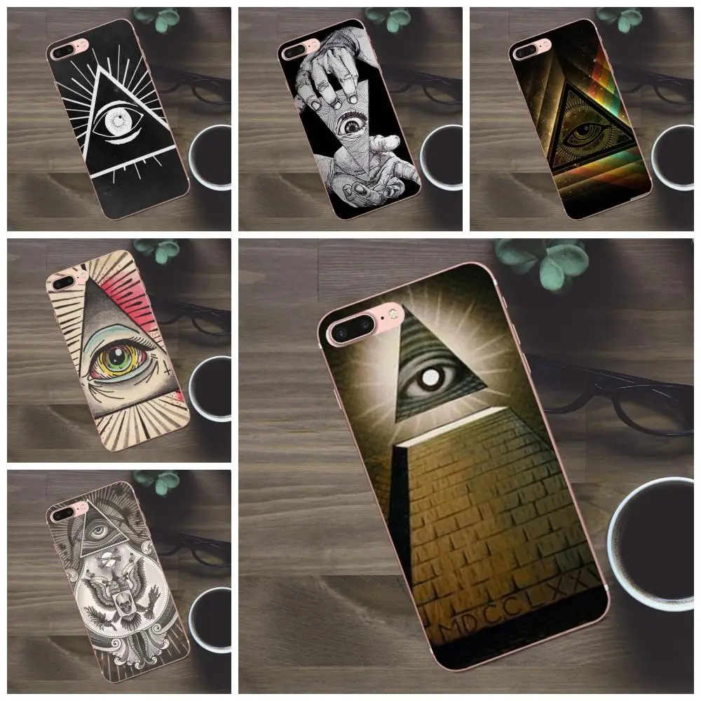 Bixedx Pyramid Illuminati лучшее для Apple iPhone 4 4S 5 5C SE 6 6S 7 8 Plus X Galaxy A3 A5 J1 J2 J3 J5 J7 2017 мягкие чехлы |