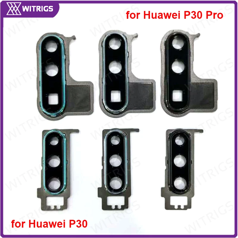 

Witrigs Back Rear Camera Glass Lens with Ring For Huawei P30 Pro