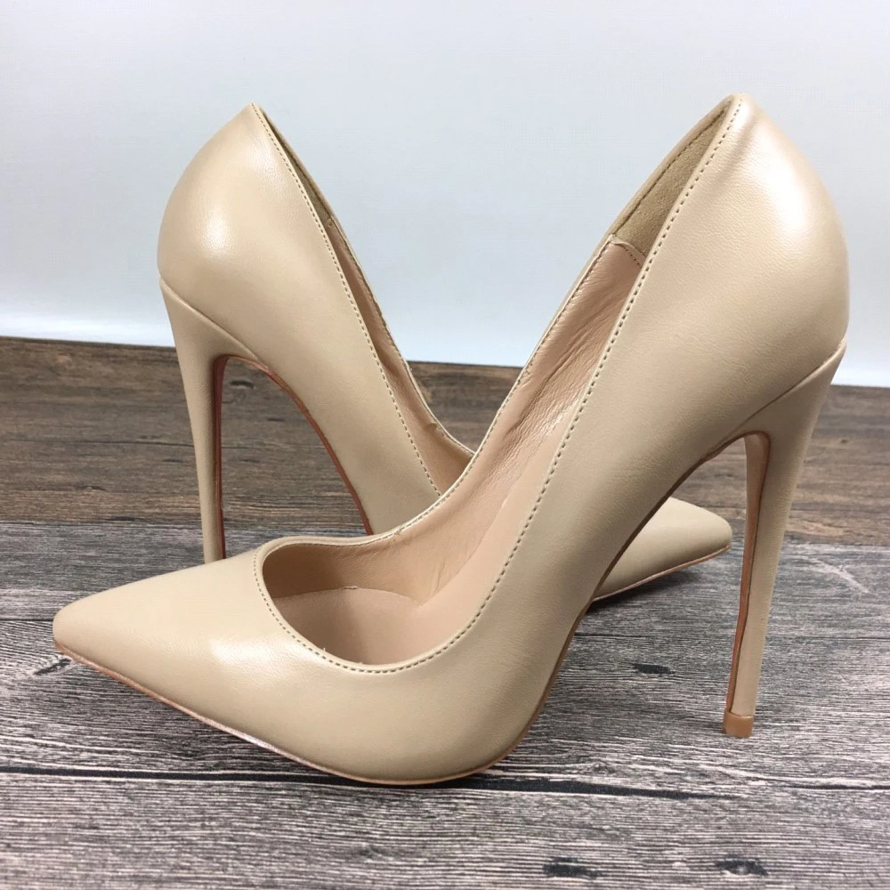 

New Lady High Heels Shoes Brand Exclusive Pu Leather Female 10cm12cm Female High Heels