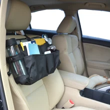Автомобильный органайзер для переднего сиденья, органайзер для пассажирского сиденья, органайзер для автомобильного сиденья, сумка для хранения для ноутбука, планшета, аксессуары для путешествий и офиса