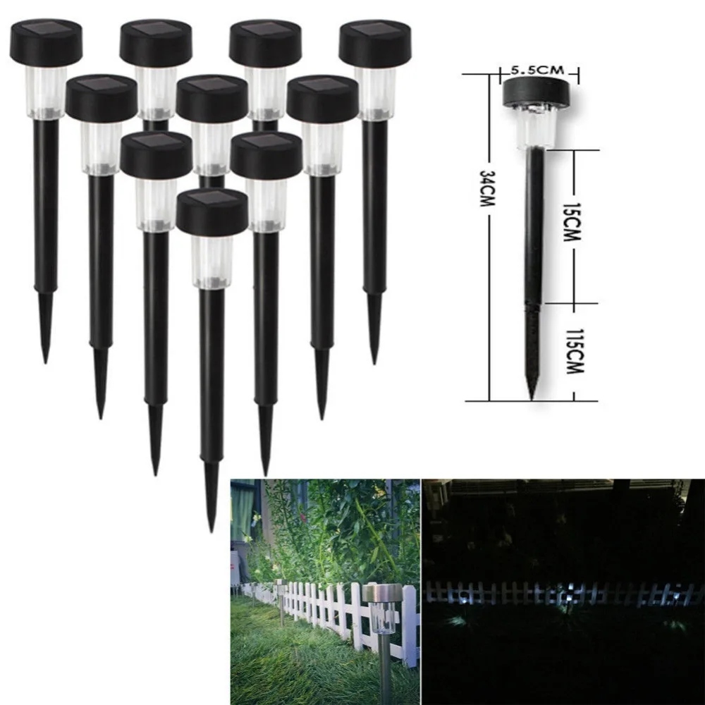 Kopen 2 4 10 stks pak LED Spike Spot Solar Licht Spotlight Landschap Yard Path Gazon Lampen Outdoor Aarding zon Licht kleurrijke