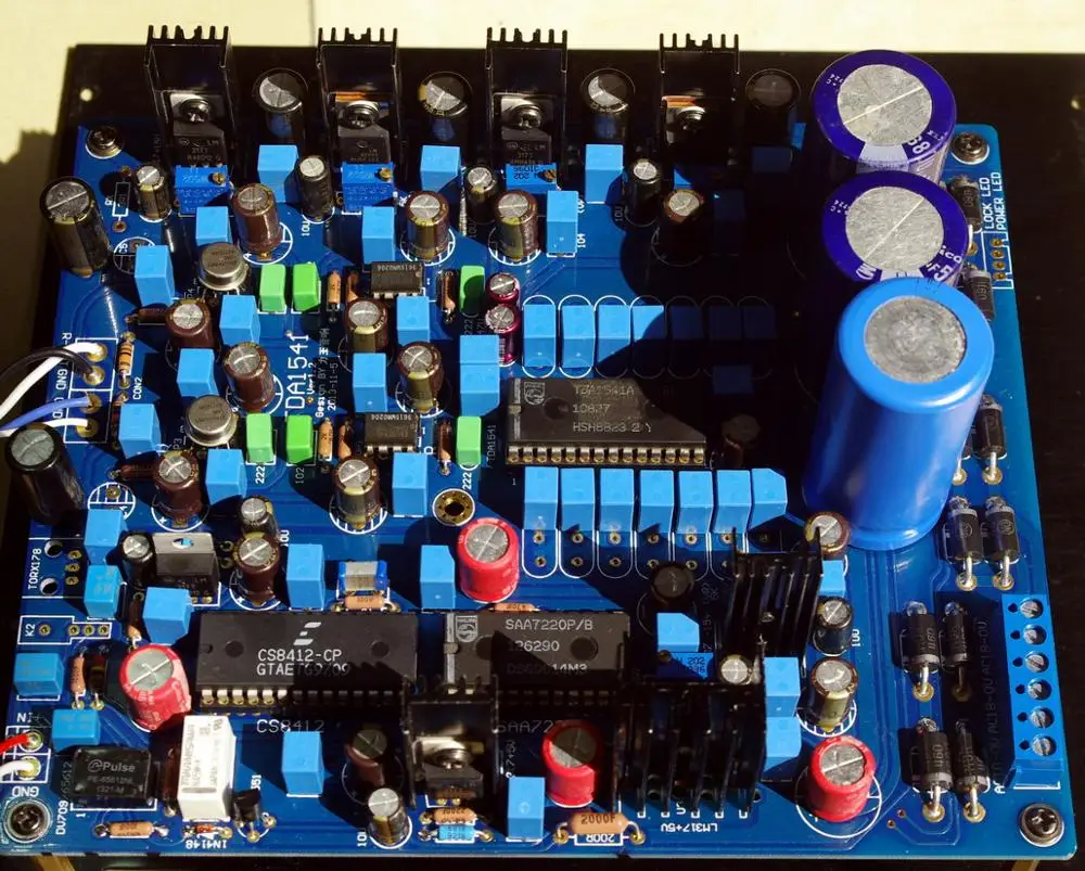 

TDA1541 audio dac decoder hifi fiber coaxial decoder board