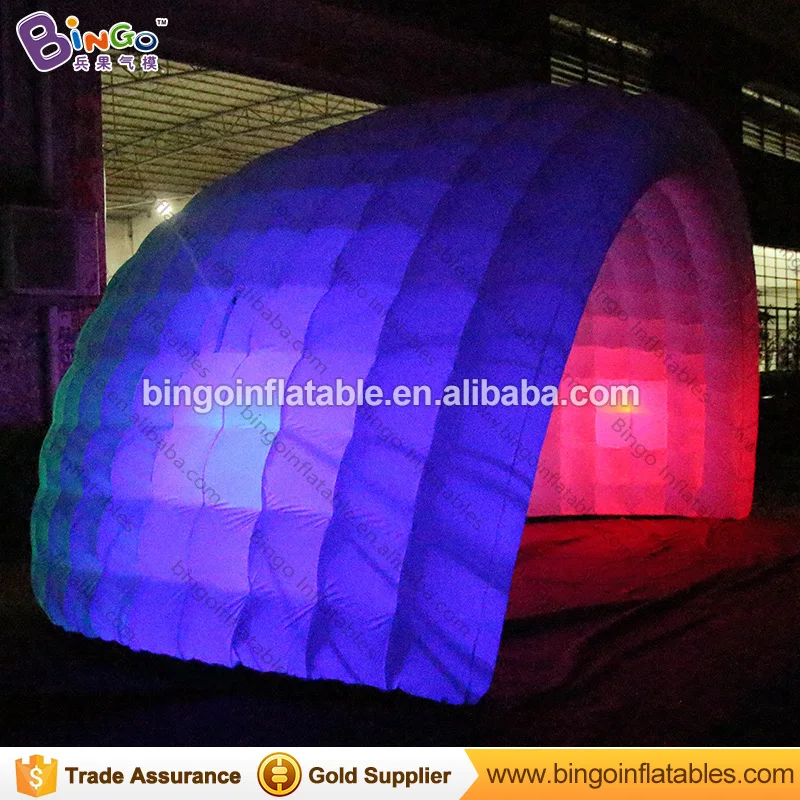  6x3x4 meters inflatable igloo tent  igloo inflatable led  inflatable dome with LEDs toy tents