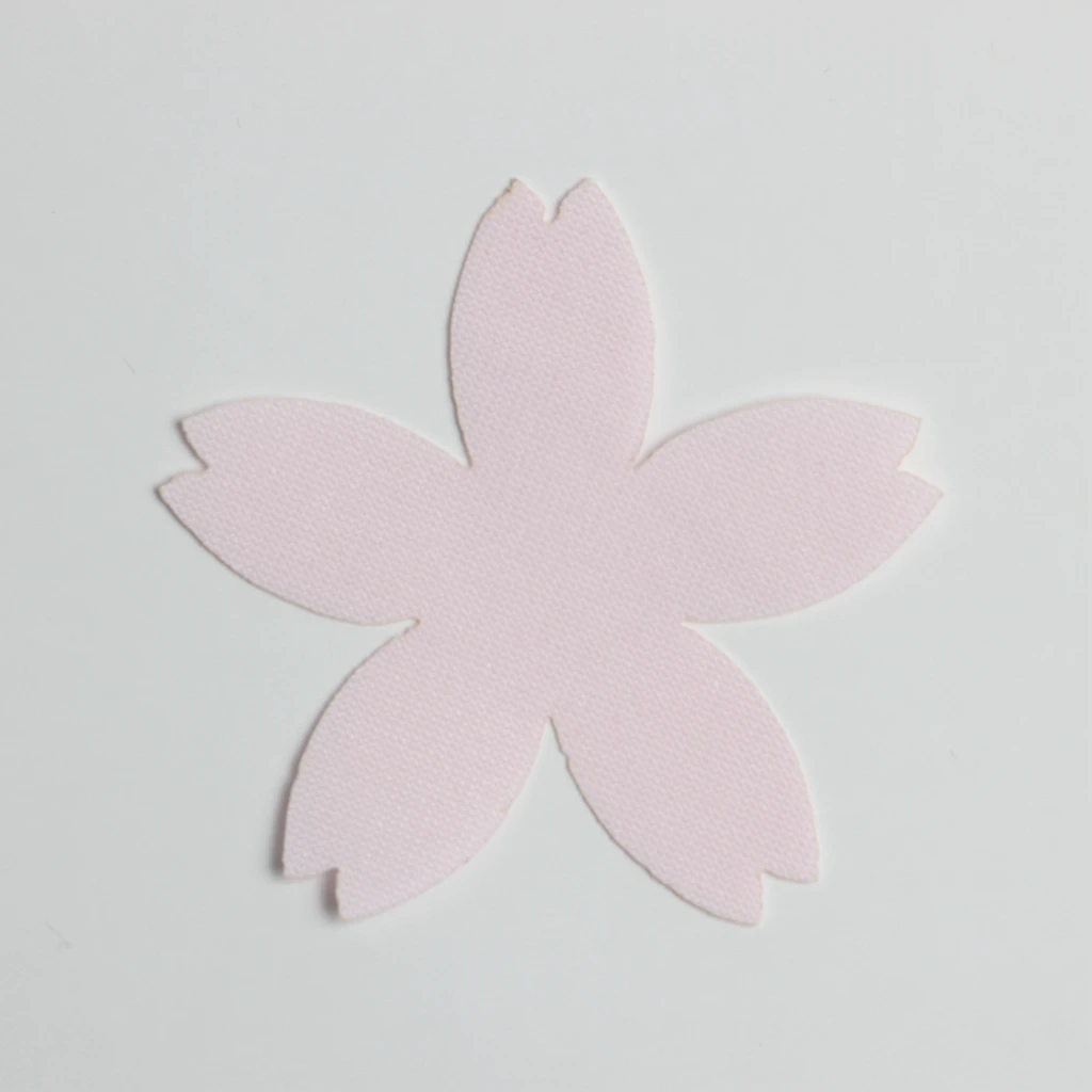 100pcs Cut Out Satin Drill Fabric Flower Pieces for DIY Wedding Bridal Craft 4cm