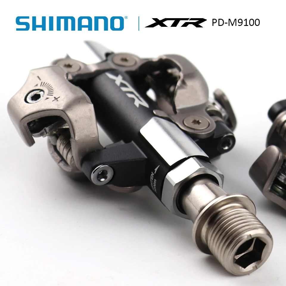 SHIMANO XTR PD-M9100 горный велосипед педаль SPD Clipless гонки педали комплект, они могут быть высланы SM-SH51 бутсы, ультра легкая педаль для горного велосипеда