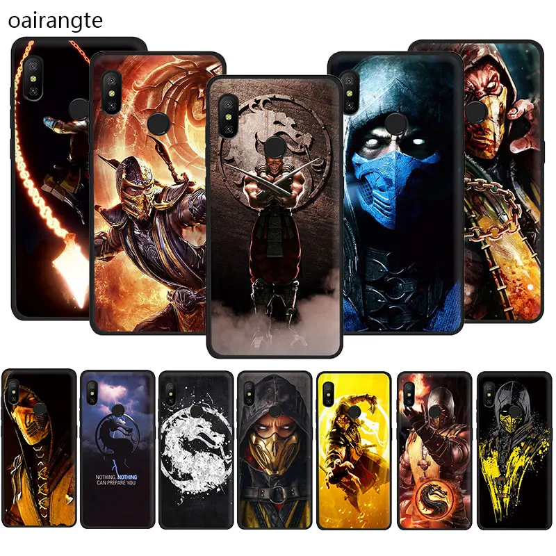 

Scorpion In Mortal Kombat Soft TPU Phone Cover for Xiaomi Mi 8 9 SE A2 Lite 6 9 A1 2s Max 3 F1 9T CC9e A3 pro