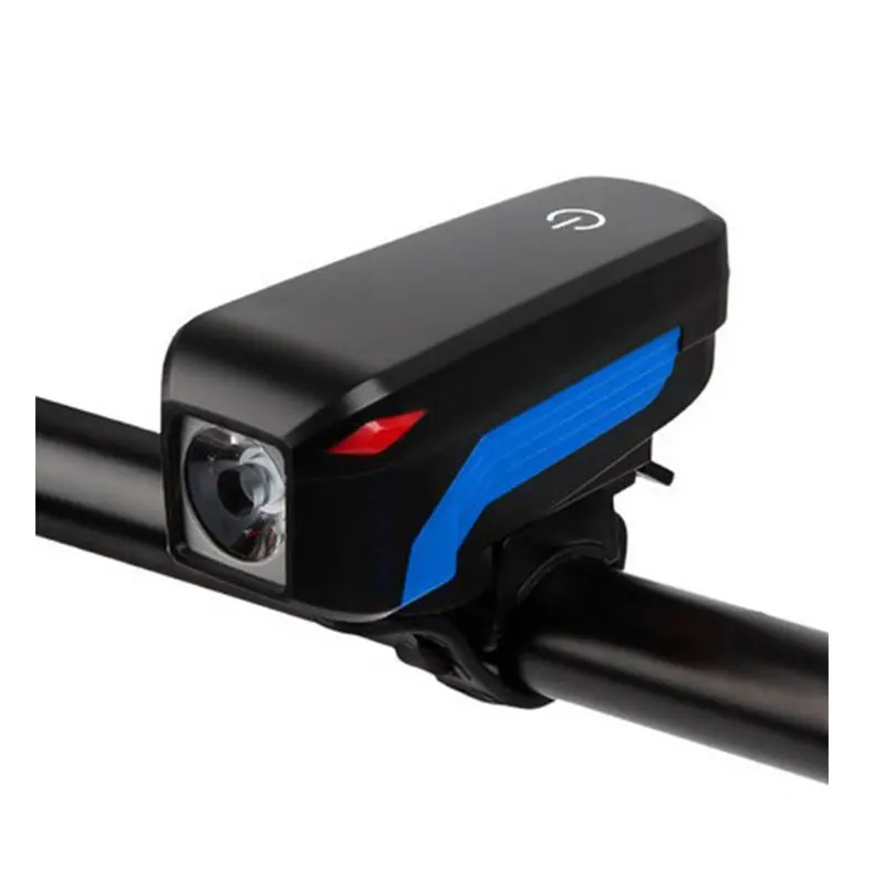 Best XC USHIO Bicycle Light Waterproof USB Rechargeable Bike Warning Flashlight 350 Lumen 140dB Bicycle Bell Bicycle accessories 0