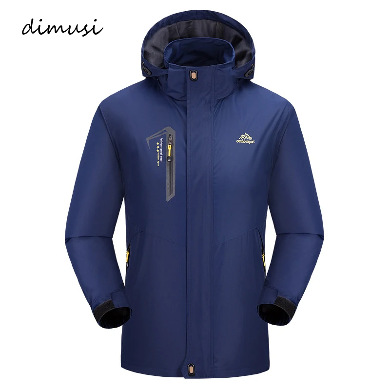 

DIMUSI Casual Jacket Men 2018 Man's Spring Army Waterproof Windbreaker Jackets Male Breathable UV protection Overcoat 5XL,TA100