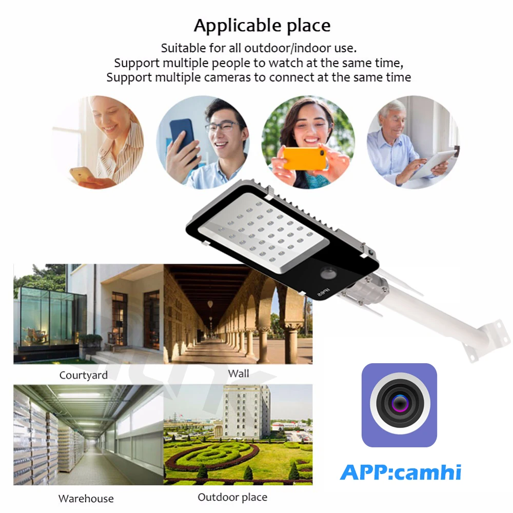 Уличная Беспроводная IP камера видеонаблюдения с поддержкой Wi Fi 1080P|Камеры