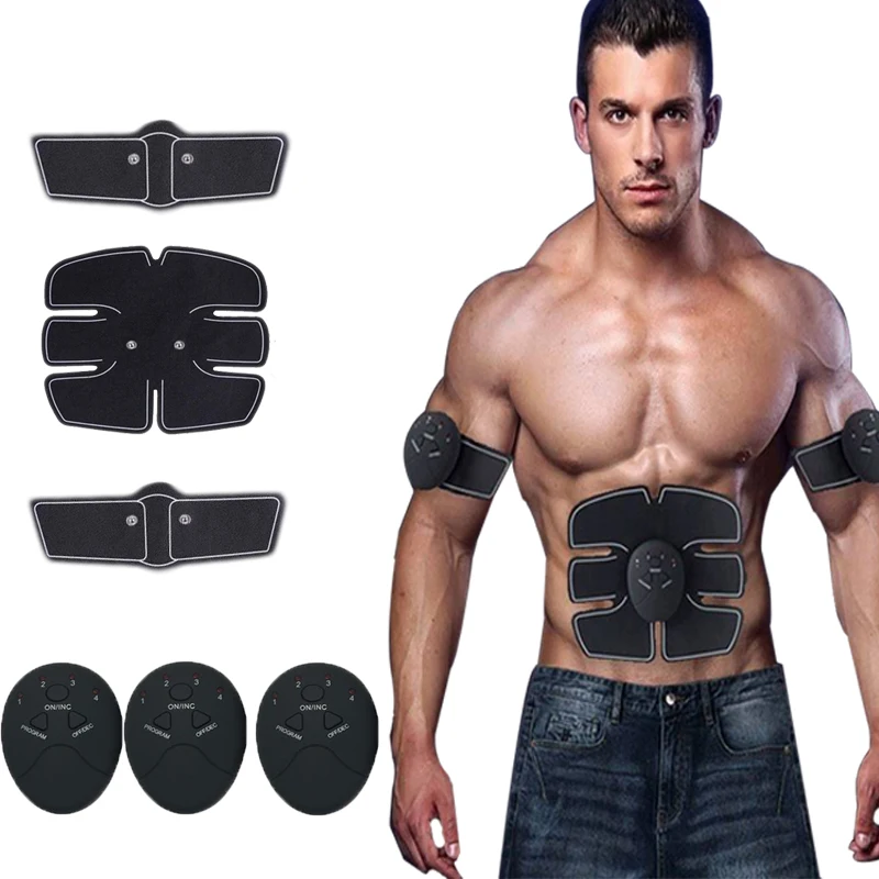 

EMS Wireless electric Muscle Stimulator Trainer ABS Smart Fitness Abdominal Training Weight Loss Stickers Body Slimming Belt
