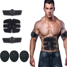 EMS Wireless electric Muscle Stimulator Trainer ABS Smart Fitness Abdominal Training Weight Loss Stickers Body Slimming Belt