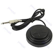 Круглый 360 Звезда тату-машинка Педальный переключатель, ножной педали контроллер Питание черный