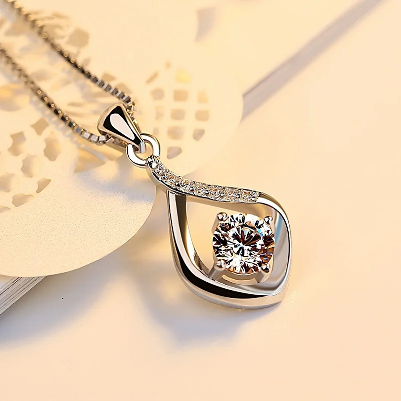 cubic zirconia necklaces for engagement (3)