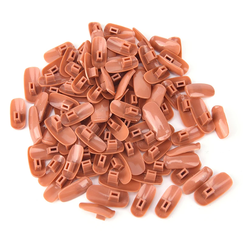 

100PCS Nail Art Tips Professional Tool Removable Practice Tips Practice Hand Nail Training Manicure Tools Hot Sale