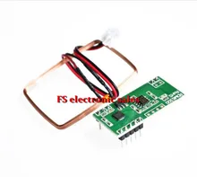 Free shipping! UART 125Khz EM4100 RFID Card Key ID Reader Module RDM6300 (RDM630) For Arduino
