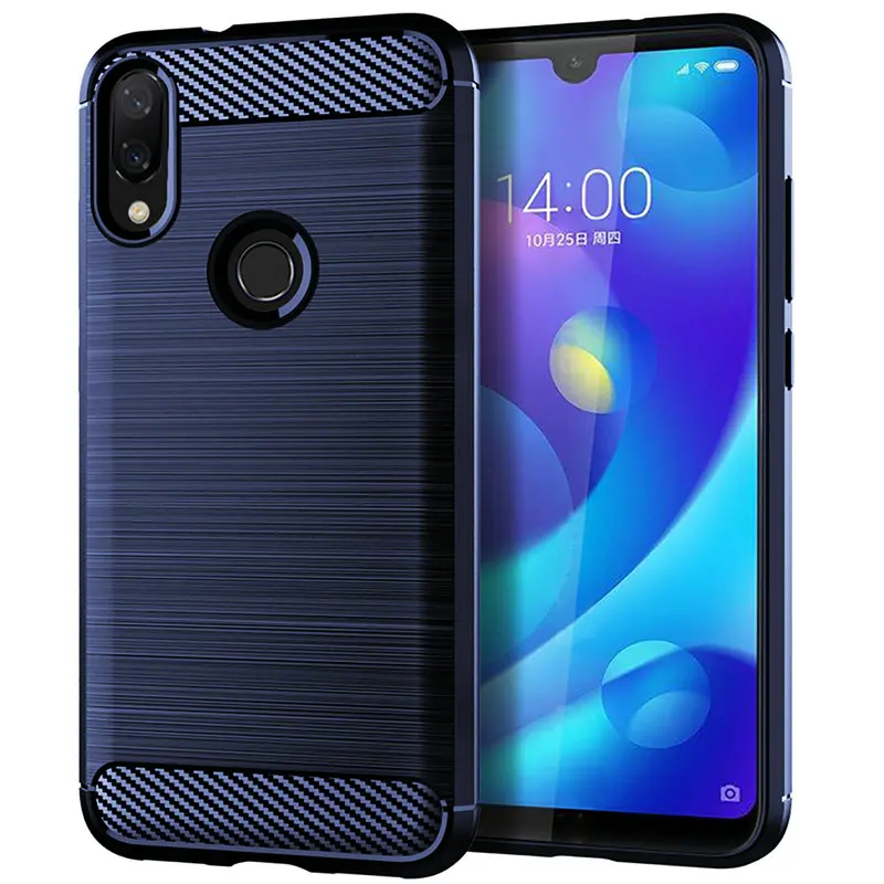 Чехол для Xiaomi Redmi 7 Чехол Redmi Note 7 Мягкий Бампер противоударный чехол для телефона для Xiaomi Note 8 Pro задняя крышка из углеродного волокна