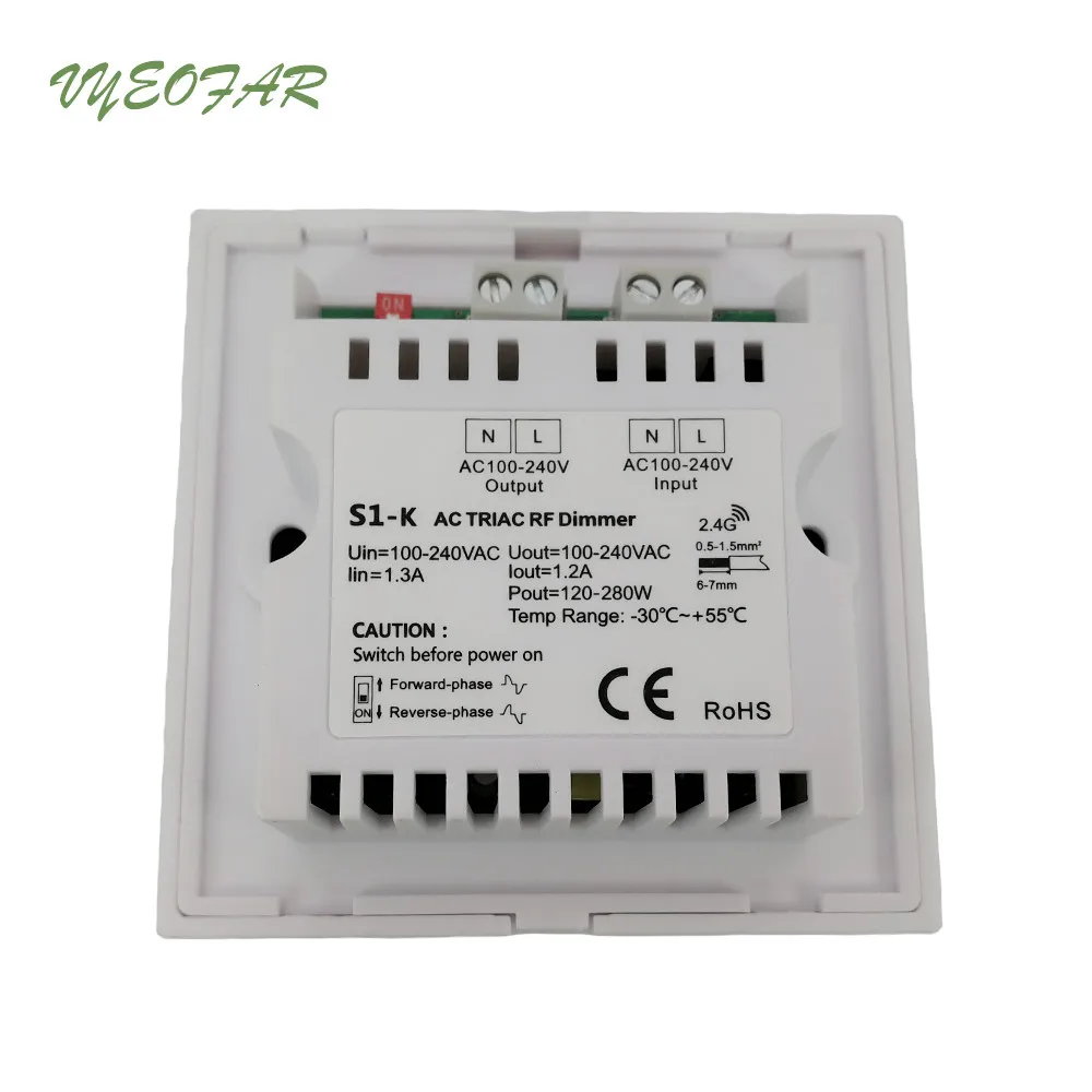 Новый S1 K Led Triac диммер 220V Высокая Напряжение 100V 240VAC Вход задней кромки затемнения