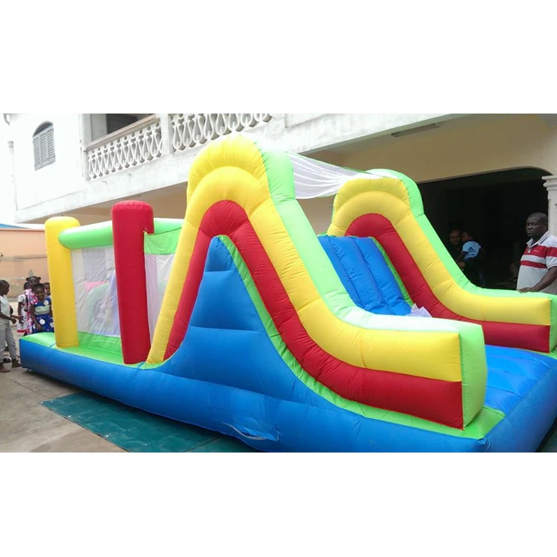 YARD Top Inflatable Bouncer Combo Slide Obstacle Course Jumping House Kids Inflatable Bounce