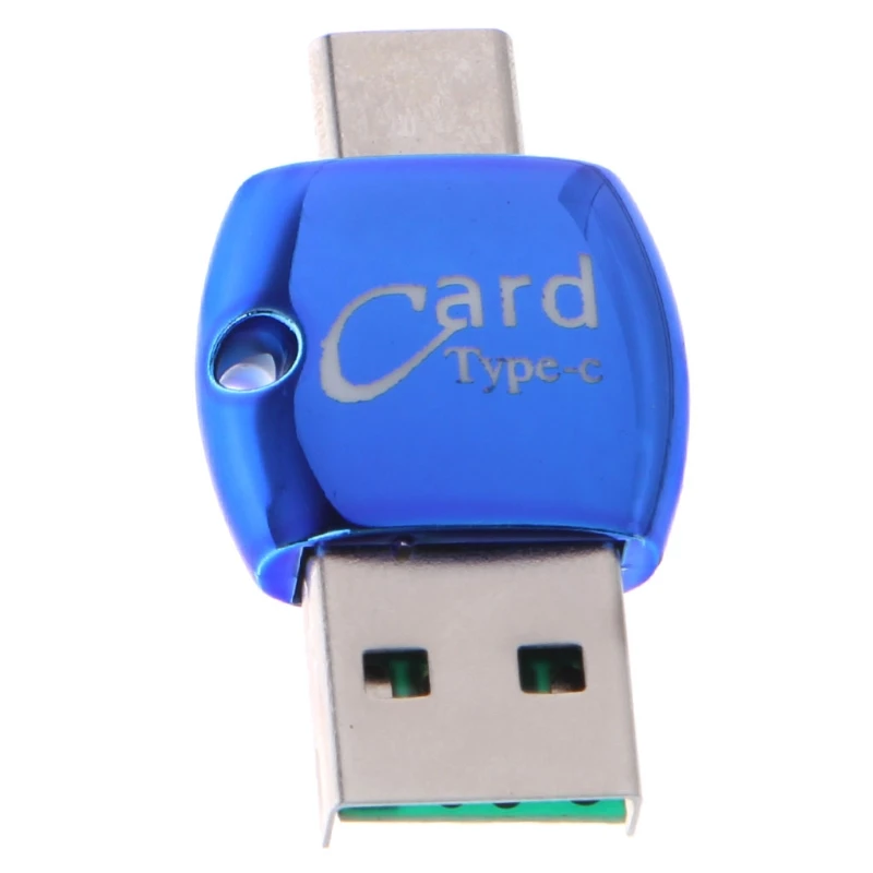 2 в 1 OTG USB 3,1 type C к USB 2,0 Micro SD/TF адаптер для чтения карт памяти