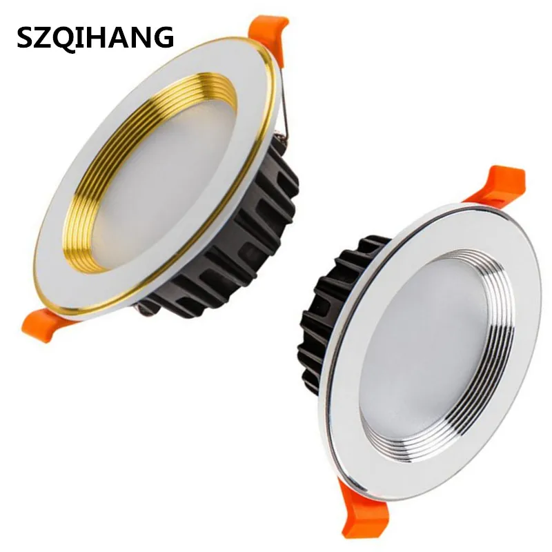 

7W 10W 15W 20W Dimmable LED Ceiling Down Light Recessed LED Downlight White shell and Milky Cover High quality Led Spot Lamp