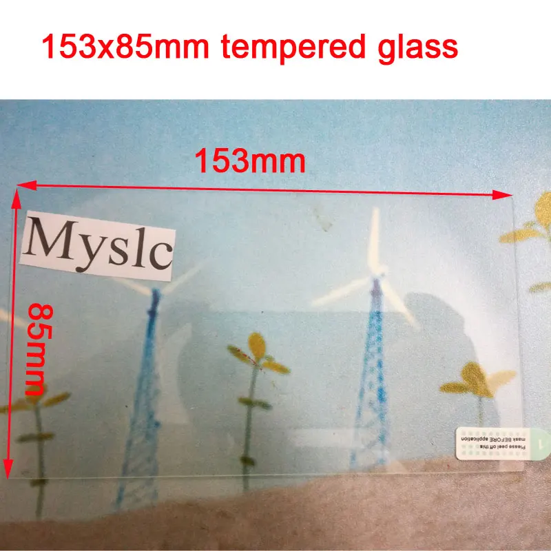 

153x85MM Tempered Glass for 7 inch tablet ,for 7 inch car monitor and 7 inch Digital Photo Frame Ebook Reader only LCD area