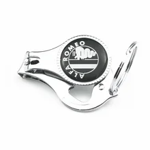 Открывалка для бутылок, ножницы для ногтей, автомобильный брелок для Alfa Romeo 159 147 156 Giulietta, автомобильные эмблемы, аксессуары для автомобиля