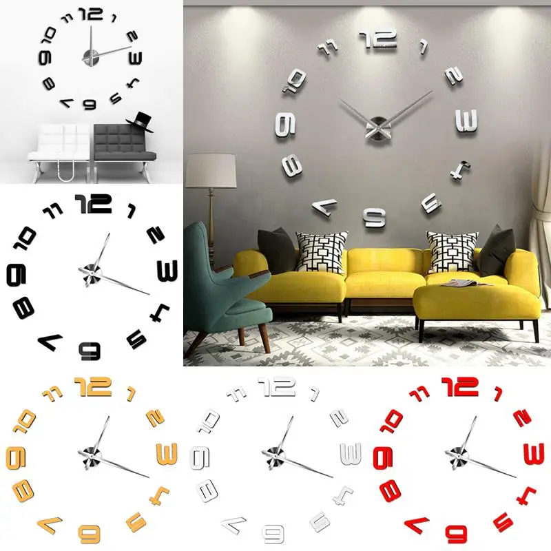 Buy Simple Acrylic Wall Clock Creative DIY Self