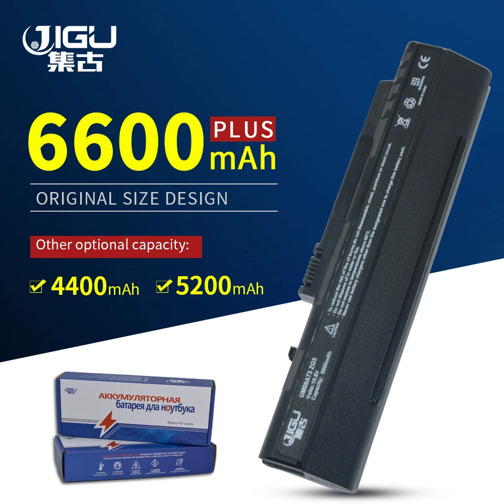 Аккумулятор JIGU для ноутбука Acer Aspire One A110 A150 ZG5 UM08B74 UM08A71 UM08A73 UM08A31 UM08A72 6 ячеек|laptop