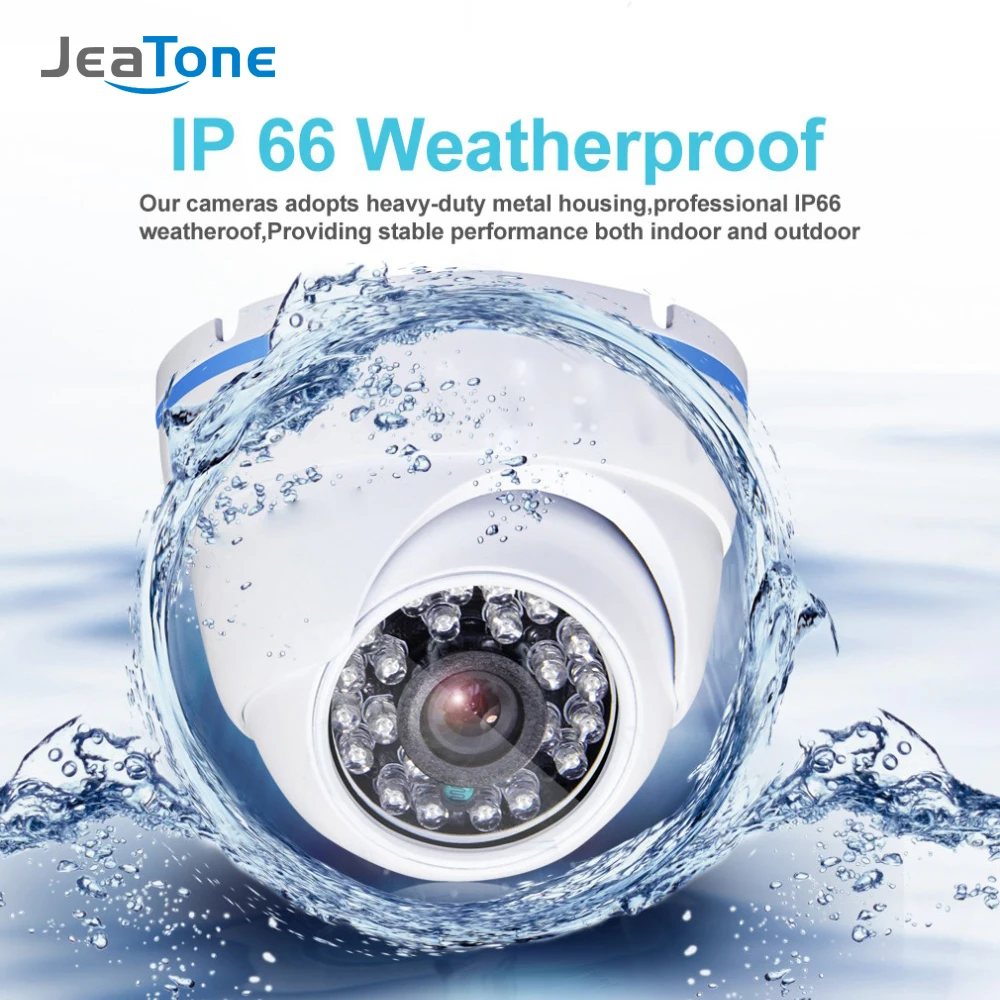 JeaTone 1200TVL купольная металлическая CCTV IR камера домашняя охранная система